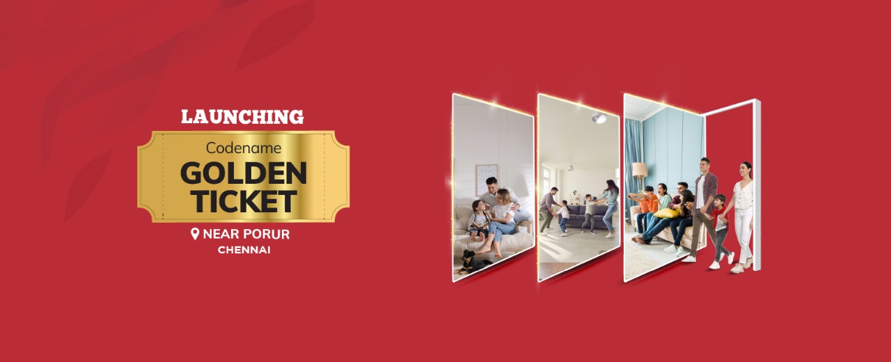 Experience the future of Urban Living with Golden Ticket (codename) in Chennai | Banner