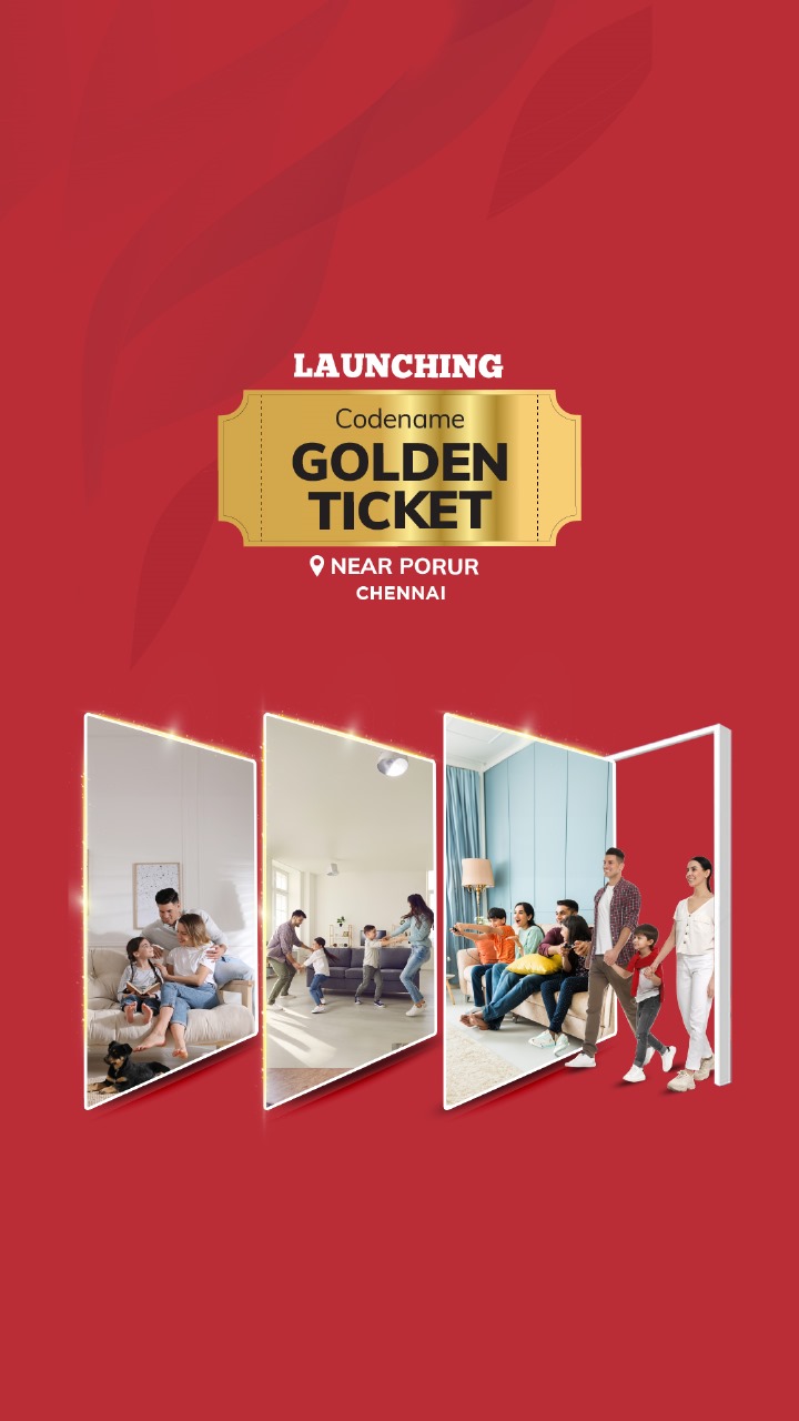 Experience the future of Urban Living with Golden Ticket (codename) in Chennai | Banner