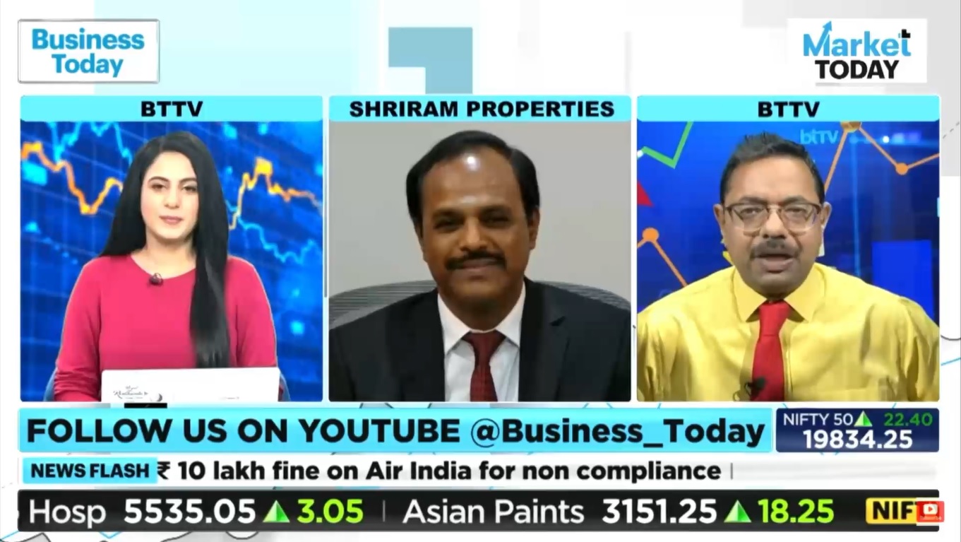 Business Today TV interview with Murali M 