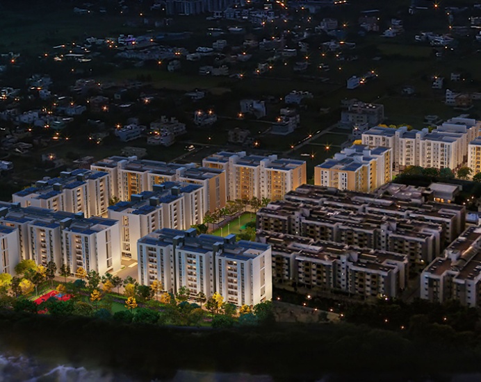 Lakeside residences at Shriram Shankari – 2 & 3 BHK apartment